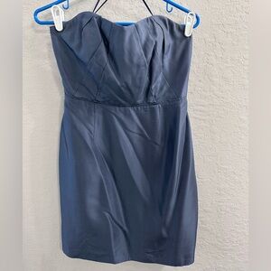 J.Crew strapless silk dress